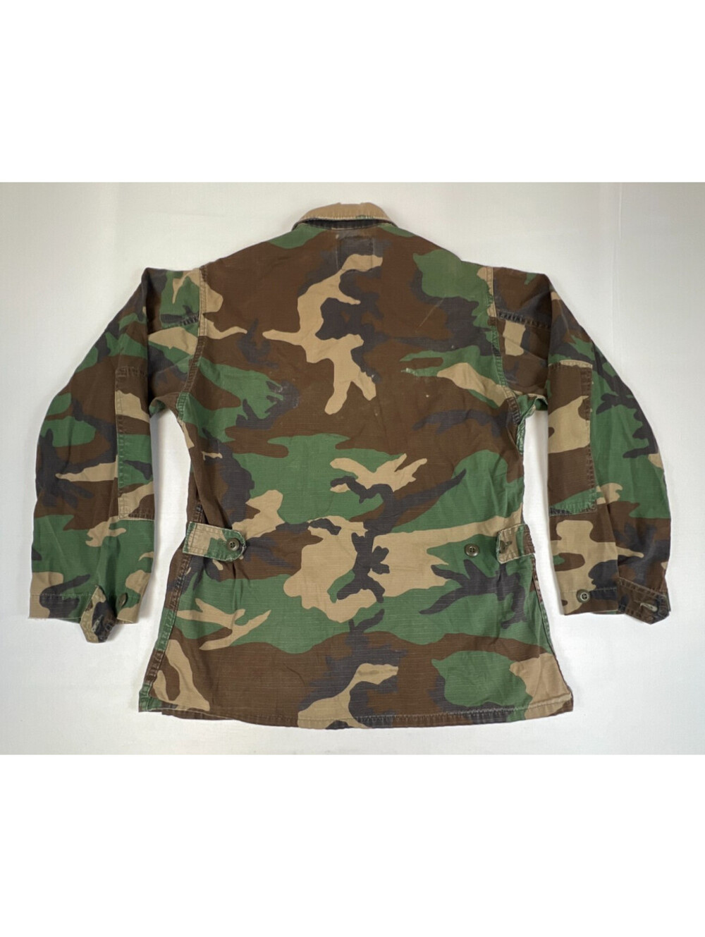 Vtg USMC Woodland Camo BDU Field Jacket Military Coat Small Regular US Marine - Picture 2 of 9